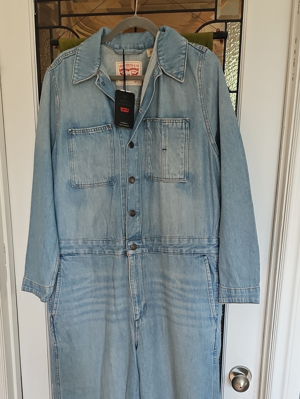 Levi's Light Blue Denim Jumpsuit Coverall